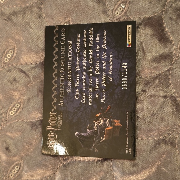 Artbox Harry Potter Costume Card - Picture 2 of 2